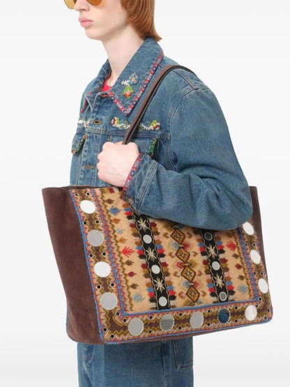 Valentino Garavani Men Embroidered Denim Jacket by Luosophy