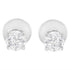 14K White Gold 1/2 Cttw Pie-Cut Diamond Solitaire Stud Earrings (H-I Color, SI1-SI2 Clarity) by Bids.com