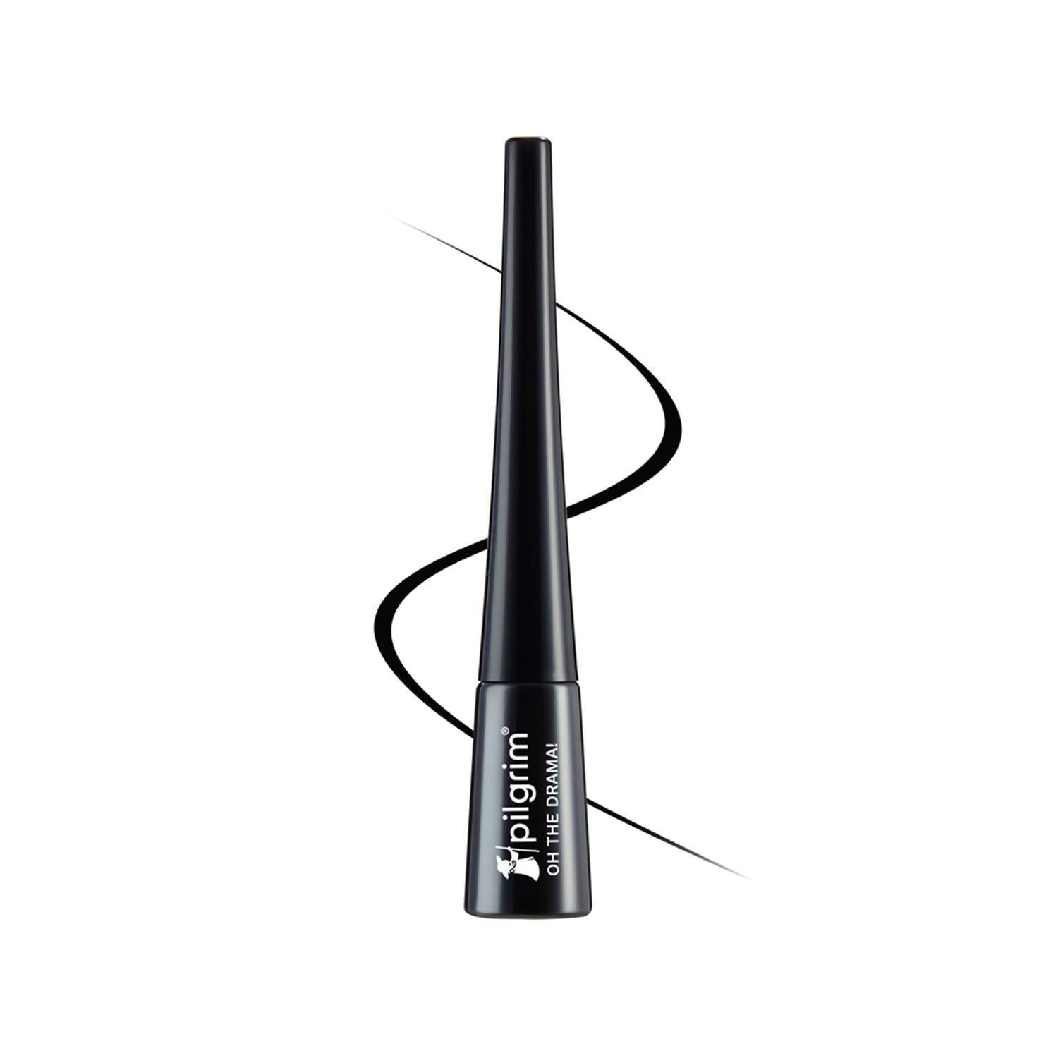 Pilgrim Metallic Eyeliner Black Scandal, Long Lasting &amp; Smudge Proof Enriched With Argan Oil