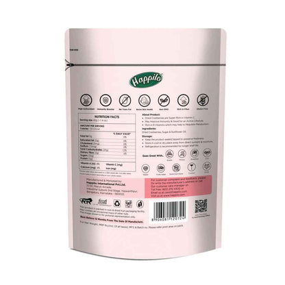 Happilo Premium Californian Sliced Dried Cranberries