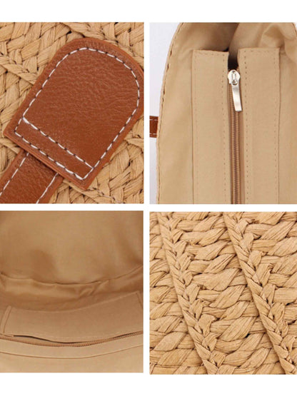 Flat Strap Trapezoid Tote  DestGlow