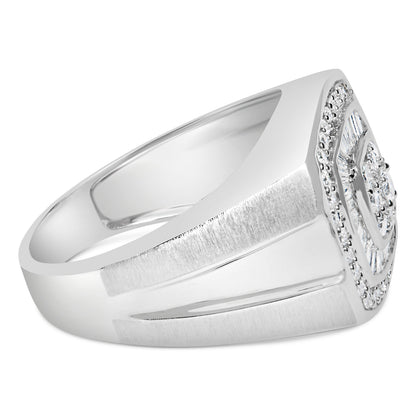 14K White Gold Men&