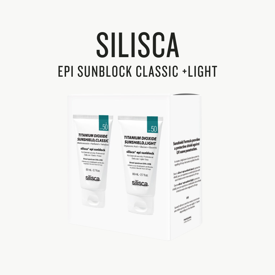 [ Silisca ] EPI Sunblock Classic 80ML + Light 80ML by Pi-Boo
