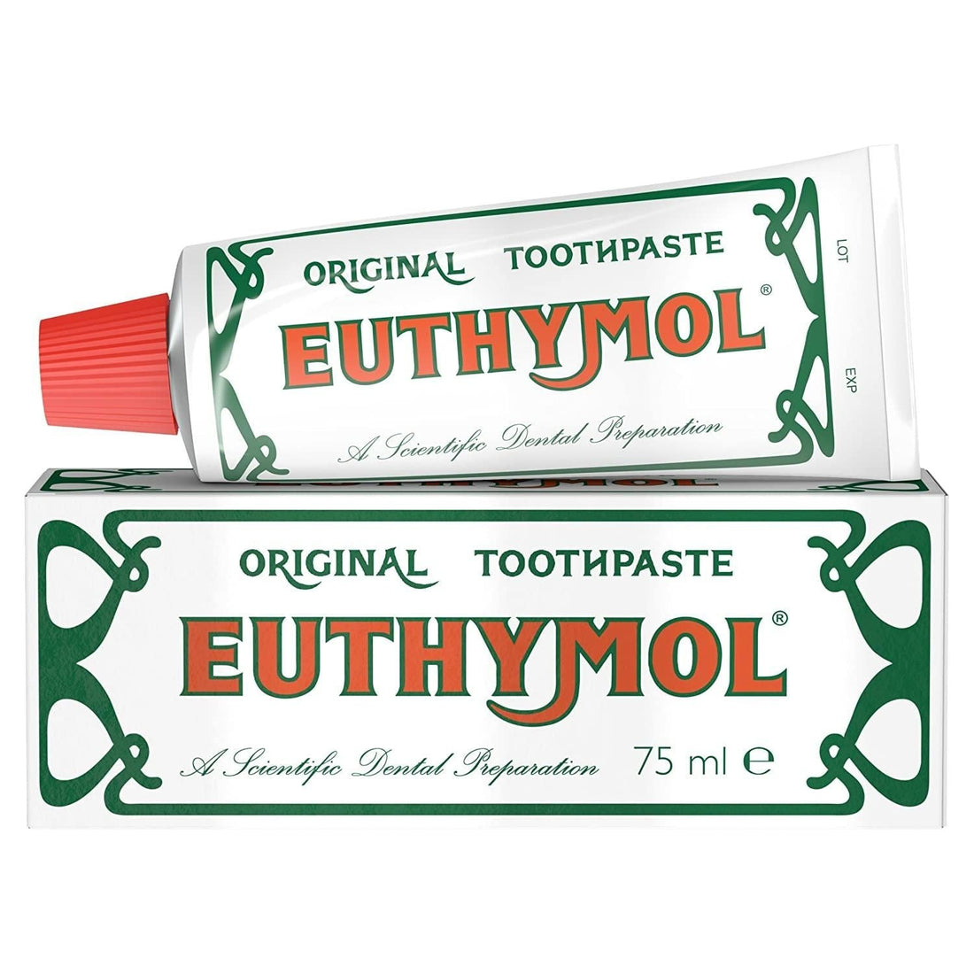 Euthymol Original Toothpaste 75ml by Pasteur Pharmacy