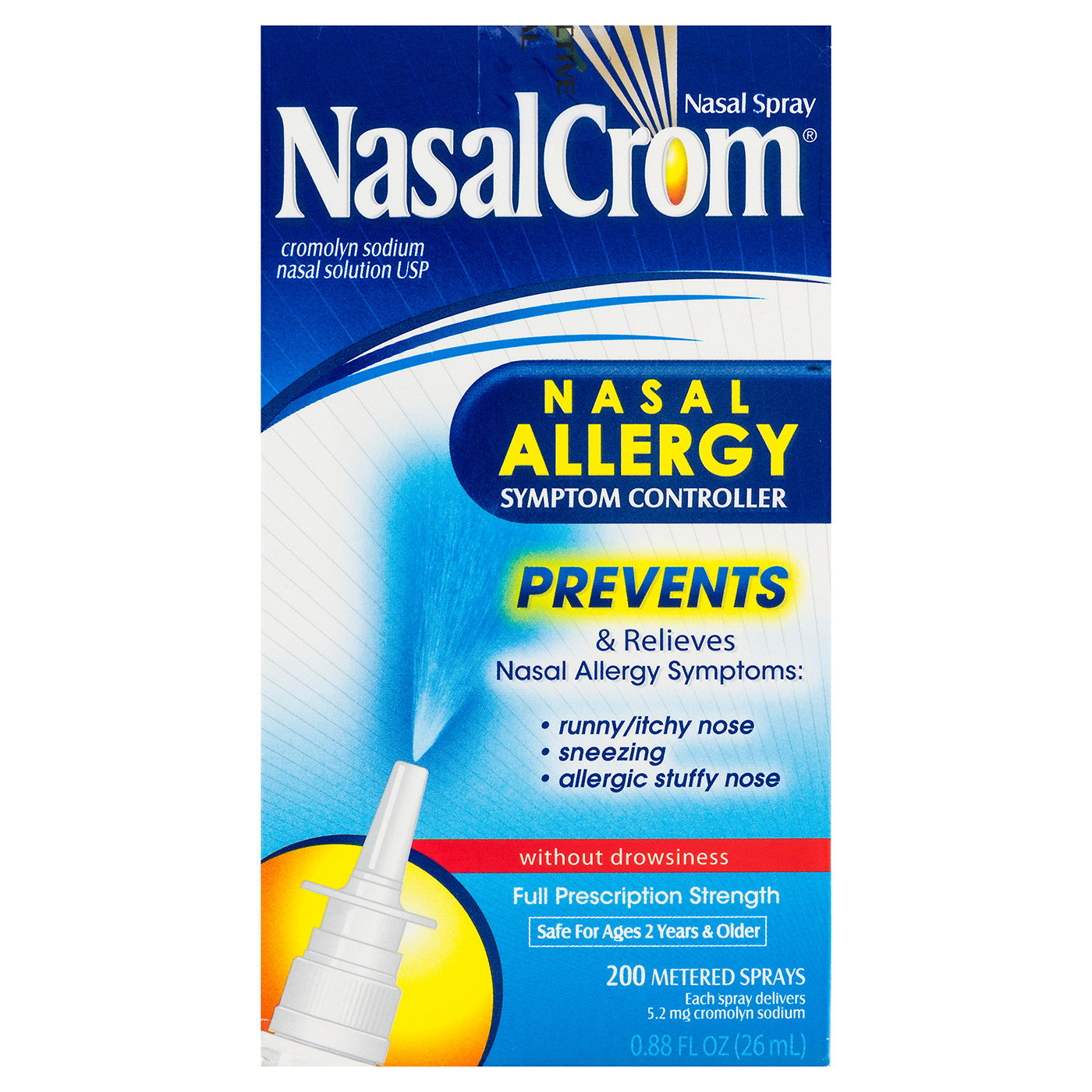 NasalCrom Spray Allergy Symptom Controller - .88 Fl Oz by Pasteur Pharmacy