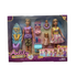 Anlily Family Trip Summer Vacation Doll Set (4 Dolls & Accessories) by Farmacias Savia