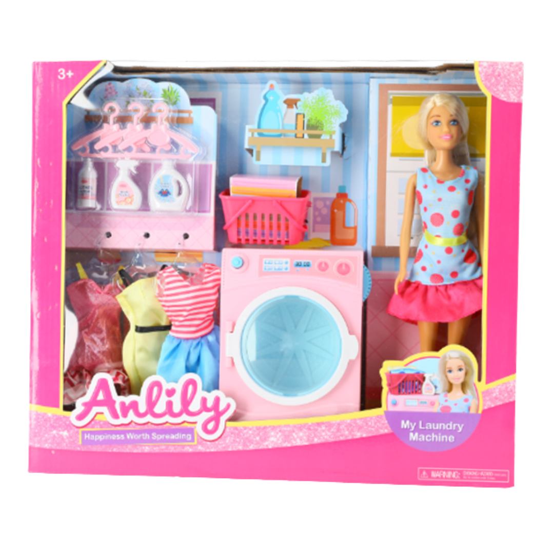 Anlily My Laundry Machine Doll Playset (3Y+) by Farmacias Savia