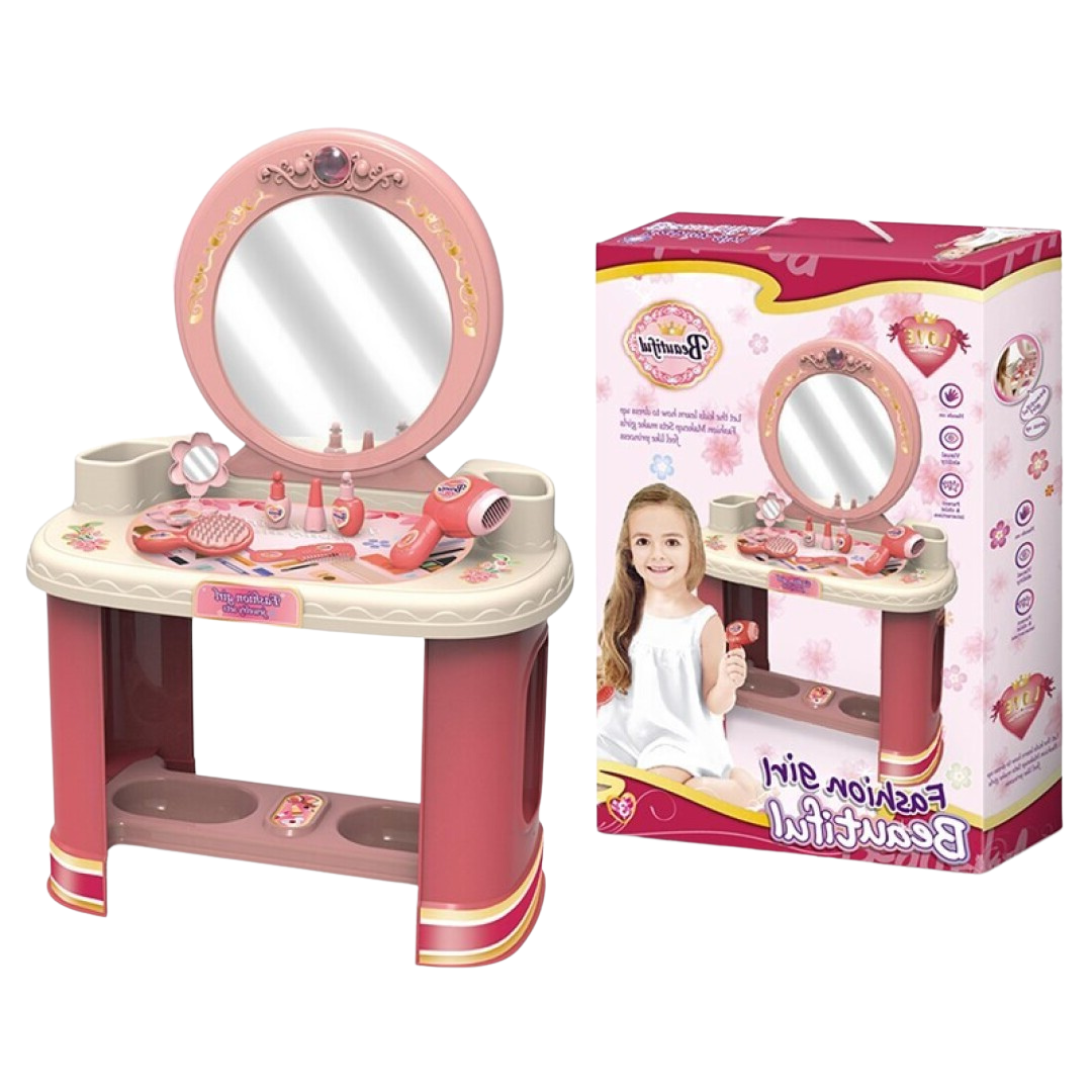 Little Princess Glamour Vanity Table with Lights, Sound &amp; Accessories by Farmacias Savia