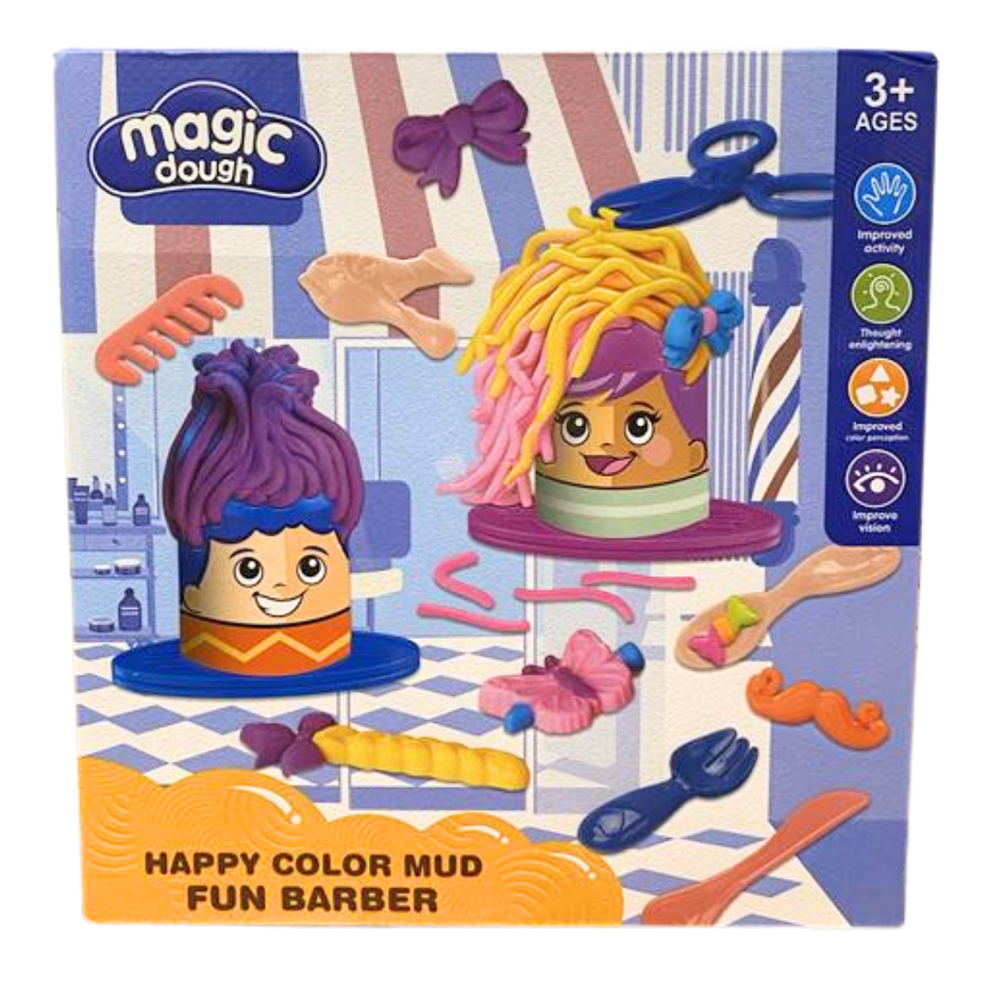 Creative Kids Dough Barber Shop &amp; Hair Salon Playset by Farmacias Savia