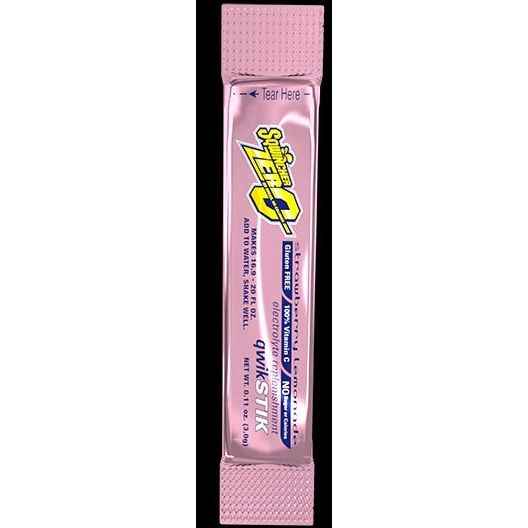 Sqwincher® Zero Qwik Stik® – Strawberry Lemonade Hydration Mix (120 per Case)