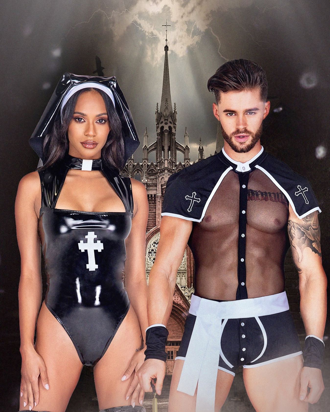 2pc Misbeheaven Nun Costume  DestGlow