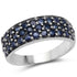 1.70 Carat Genuine Blue Sapphire .925 Sterling Silver Ring by Bids.com