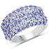 2.47 Carat Genuine Tanzanite .925 Sterling Silver Ring by Bids.com