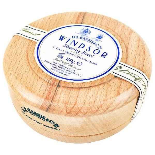 D. R. Harris &amp; Co Windsor Shaving soap in Beech Bowl 100g