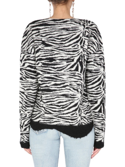 Saint Laurent Women V-Neck Sweater by Luosophy