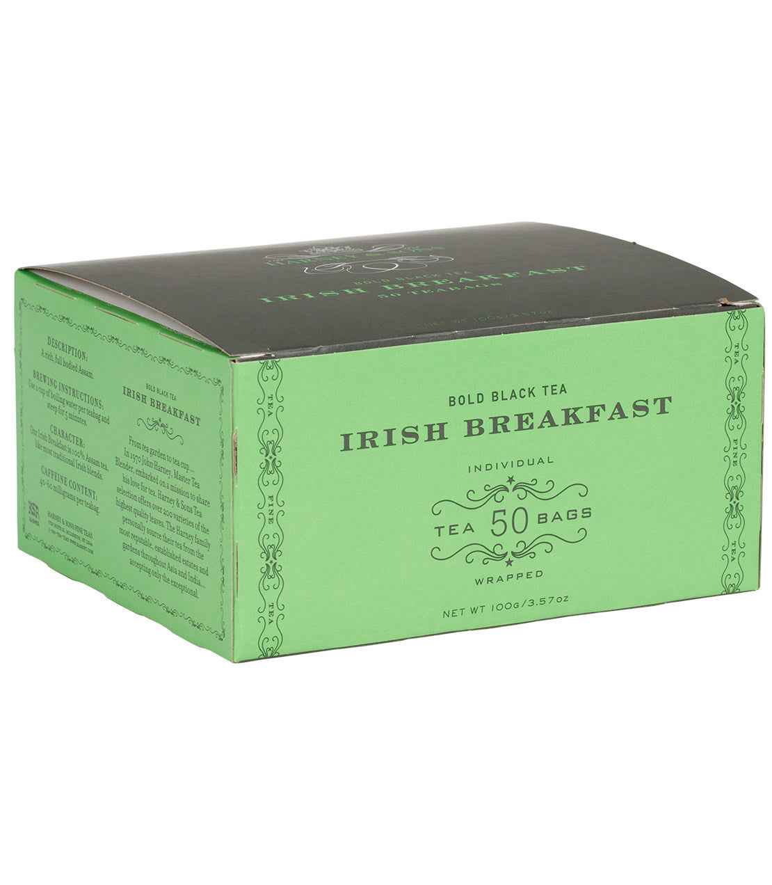 Irish Breakfast, Box of 50 Wrapped Teabags
