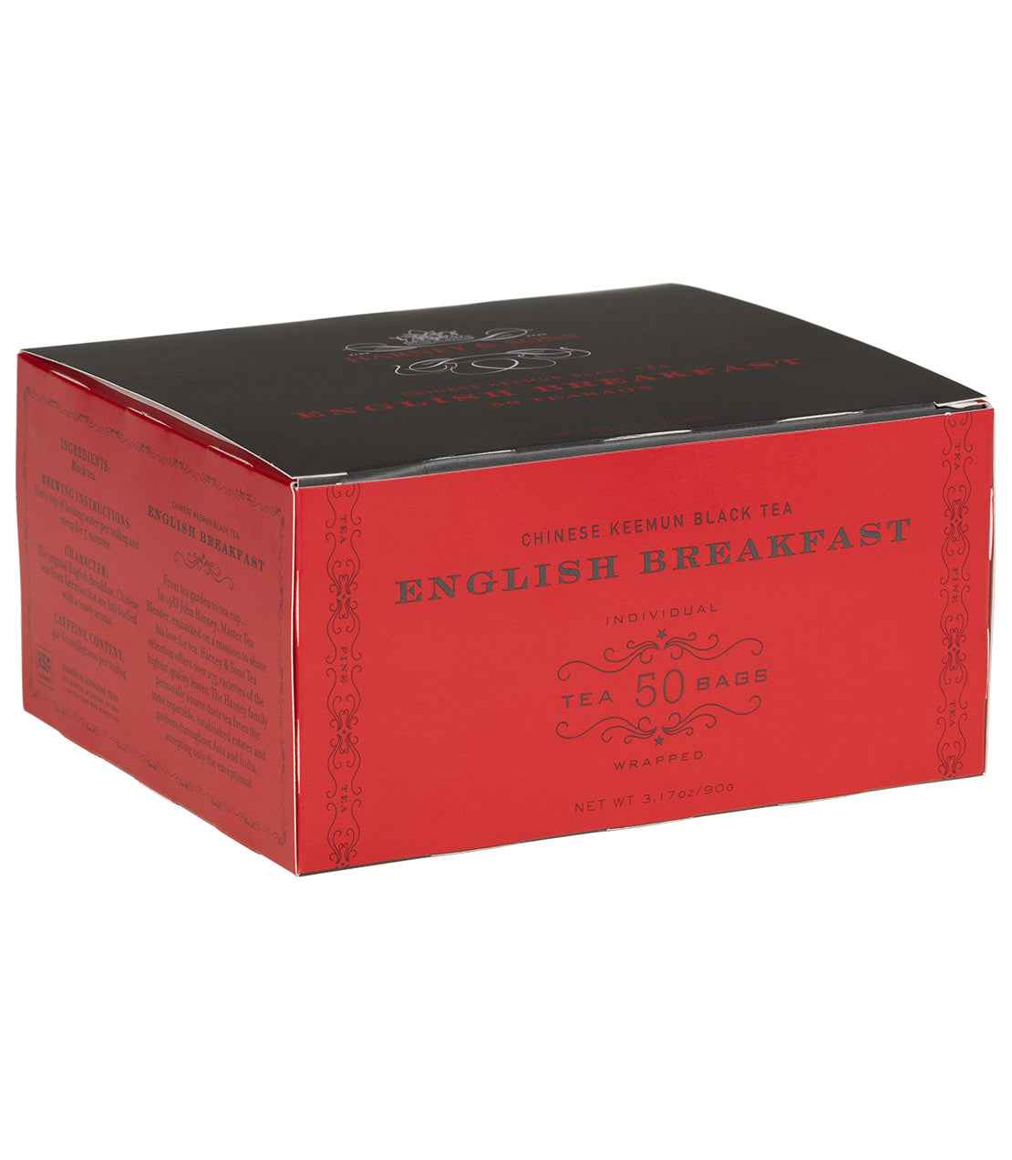 English Breakfast, Box of 50 Wrapped Teabags