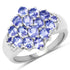 2.45 Carat Genuine Tanzanite .925 Sterling Silver Ring by Bids.com