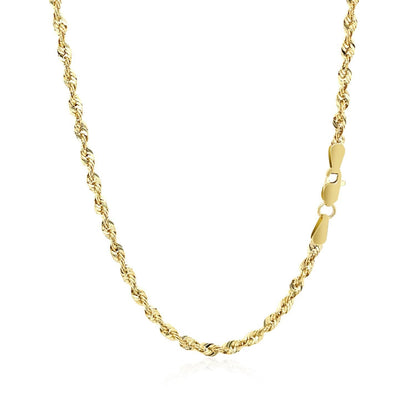 10K Yellow Gold Lite Rope Chain (2.50 mm) by Bids.com