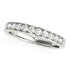 14k White Gold Classic Diamond Wedding Band (1/4 cttw) by Bids.com