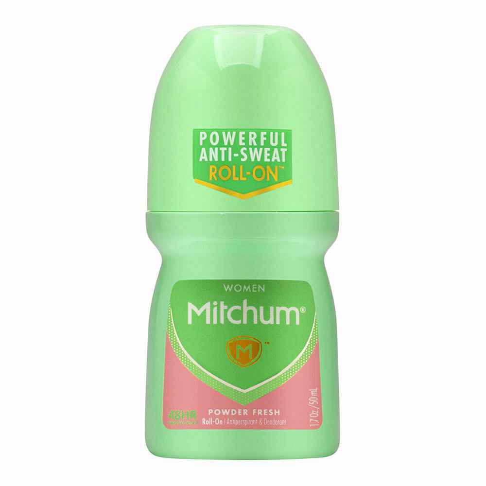 Mitchum Women Advanced Control Invisible Roll-On Anti-Perspirant &amp; Deodorant 1.7 Fl Oz, Powder Fresh