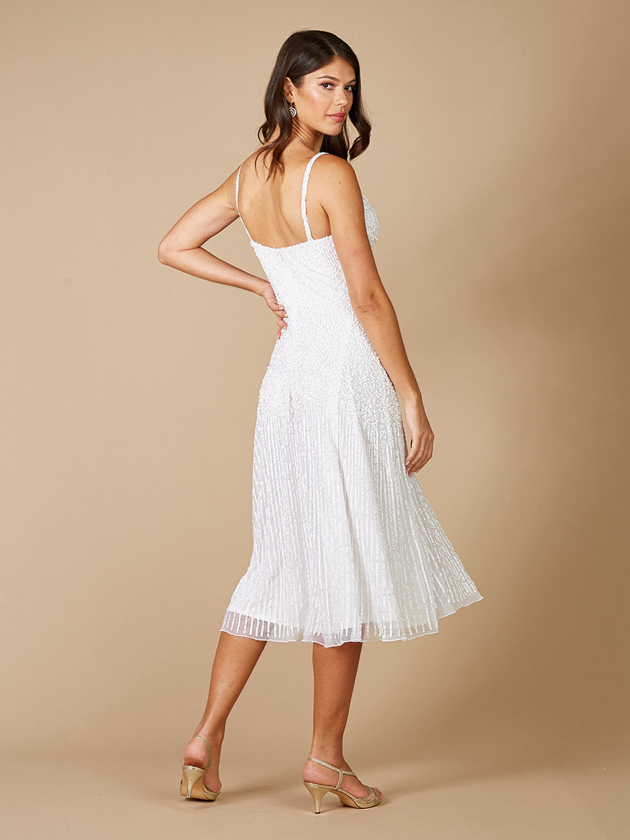 Lara Gemma Beaded Tank Midi Dress by Lara New York