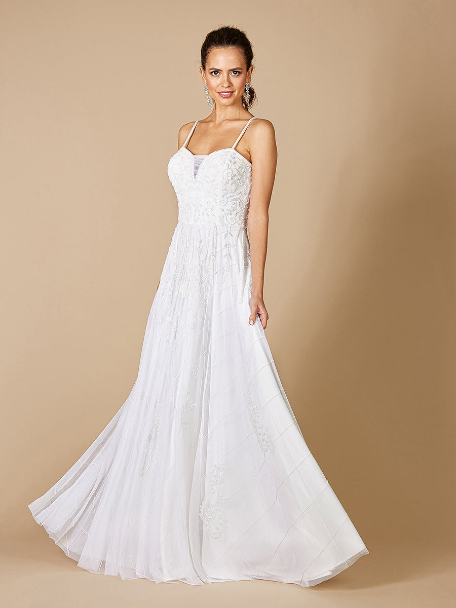 Lara Ginny Sweetheart Beaded Wedding Dress by Lara New York