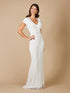 Lara Flavia Fitted Beaded Wedding Gown by Lara New York