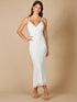Lara Fae V-Neck Spaghetti Strap Wedding Gown by Lara New York