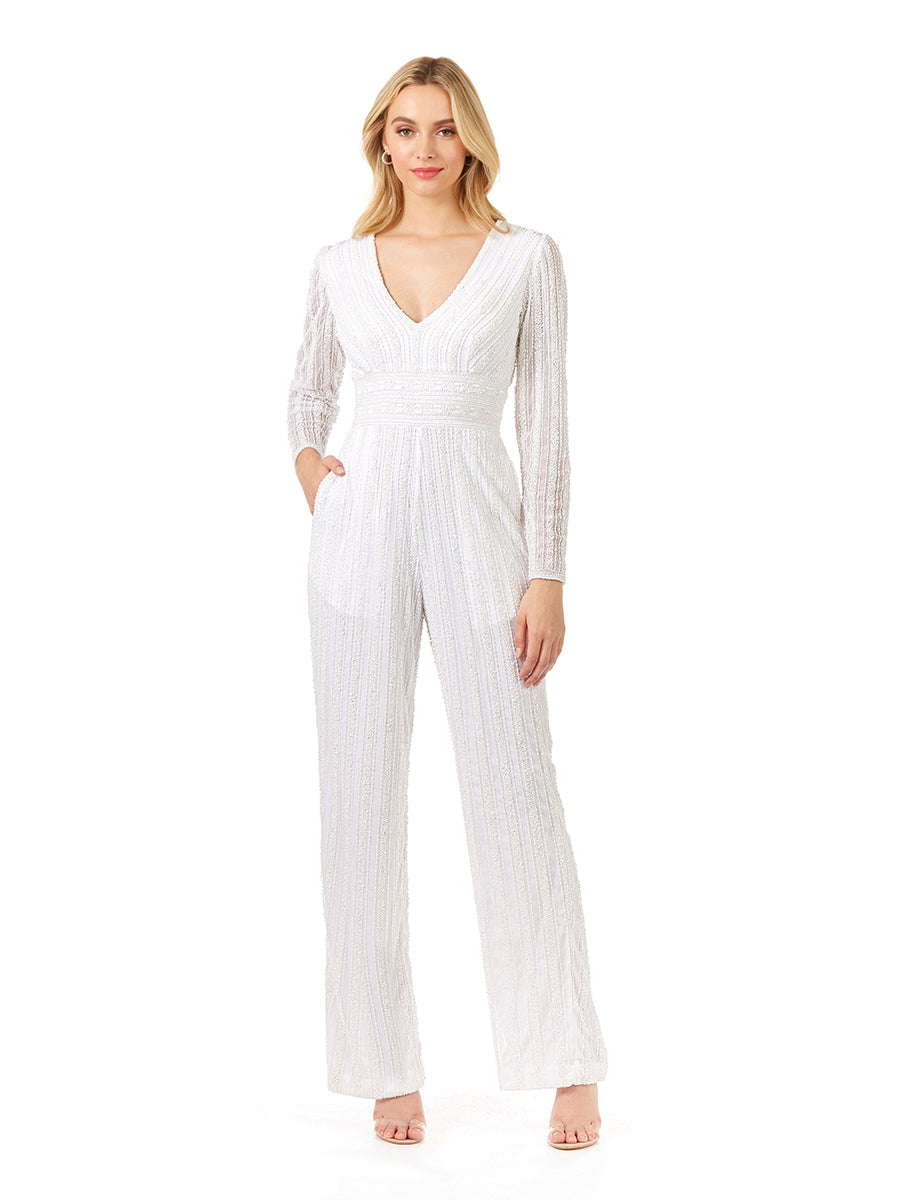 Long Sleeve Jump Suit by Lara New York