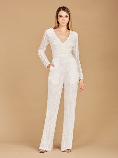 Long Sleeve Jump Suit by Lara New York