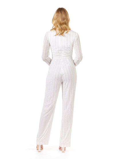 Long Sleeve Jump Suit by Lara New York