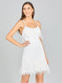 Spaghetti Strap Fringe Dress | 51131 by Lara New York