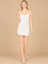 Spaghetti Strap Fringe Bridal Short Dress by Lara New York