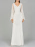Cape Sleeve Beaded Bridal Gown by Lara New York