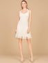 Beaded Halter Neck Bridal Midi Dress by Lara New York