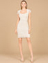 Elegant Cap Sleeve Bridal Short Dress by Lara New York