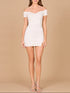 Sleek Off Shoulder Bridal Cocktail Dress | 51176 by Lara New York