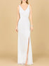 Beaded Bridal Gown with Lace Up Back by Lara New York