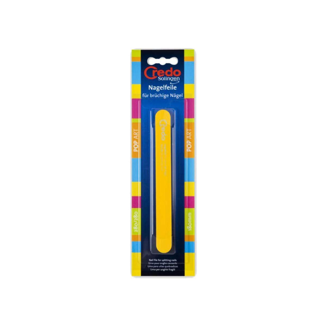 Credo Folding nail file pop art, blister - 16 Oz by Pasteur Pharmacy