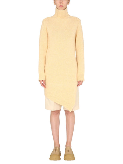 Jil Sander Women Long Asymmetric Sweater by Luosophy