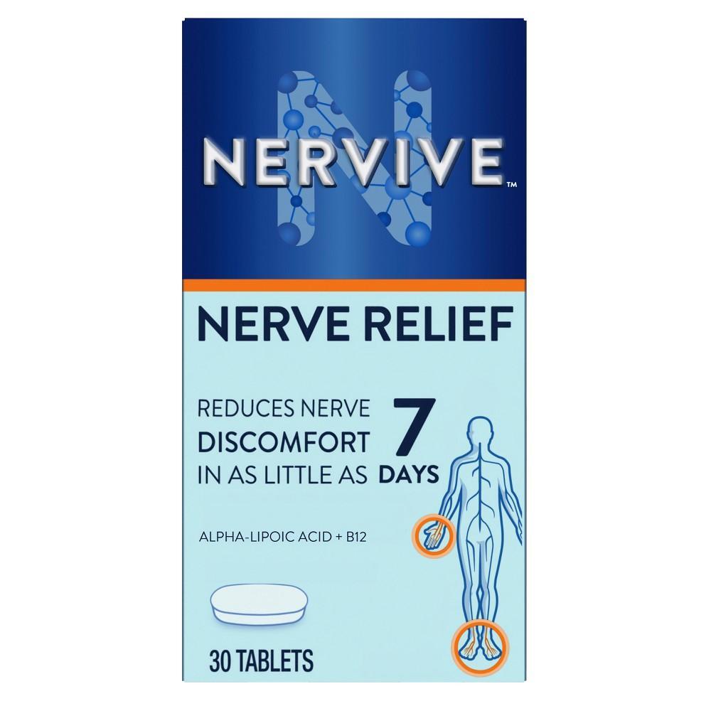Nervive Nerve Relief with Alpha Lipoic Acid &amp; Turmeric, 30 Tablets by Pasteur Pharmacy
