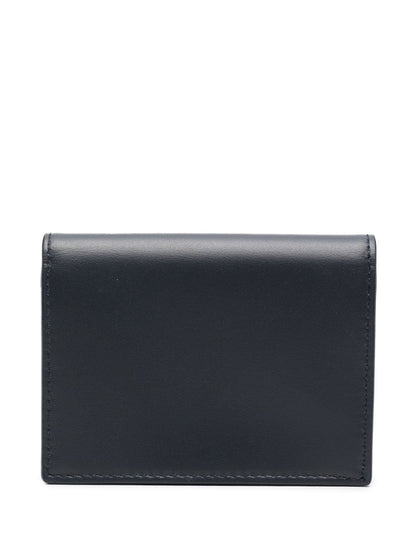 Dolce &amp; Gabbana Men Leather Wallet With Logo Print by Luosophy