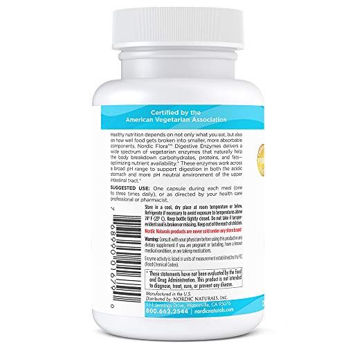 Nordic Naturals Nordic Flora Digestive Enzymes – 45 Capsules by Top Vita Shop