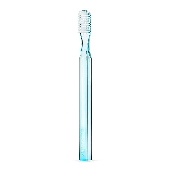 Supersmile New Generation Toothbrush, Blue - Patented 45° Angle Soft Bristles by Pasteur Pharmacy