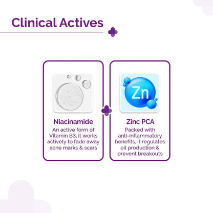 The Derma Co 10% Niacinamide Face Serum For Acne Marks &amp; Acne Prone Skin