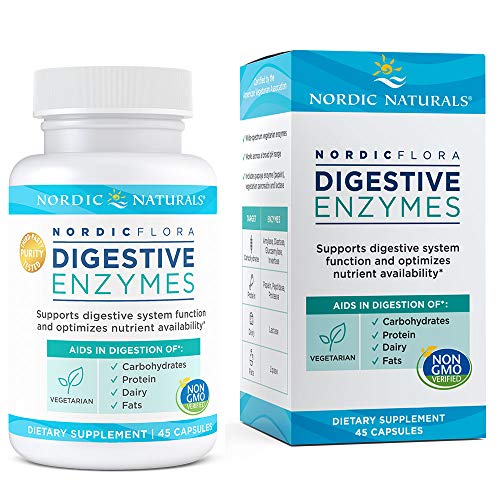 Nordic Naturals Nordic Flora Digestive Enzymes – 45 Capsules by Top Vita Shop