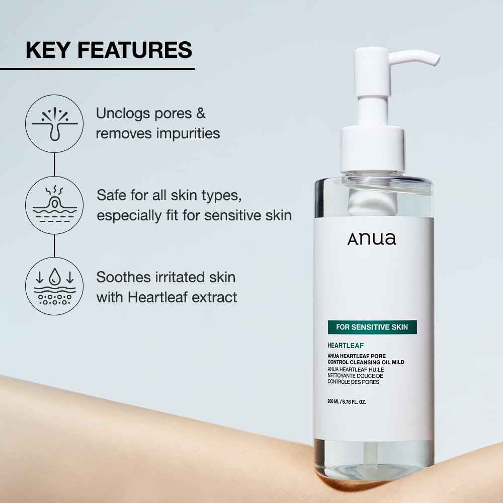 [Damage Box] ANUA Heartleaf Pore Control Cleansing Oil (Mild)