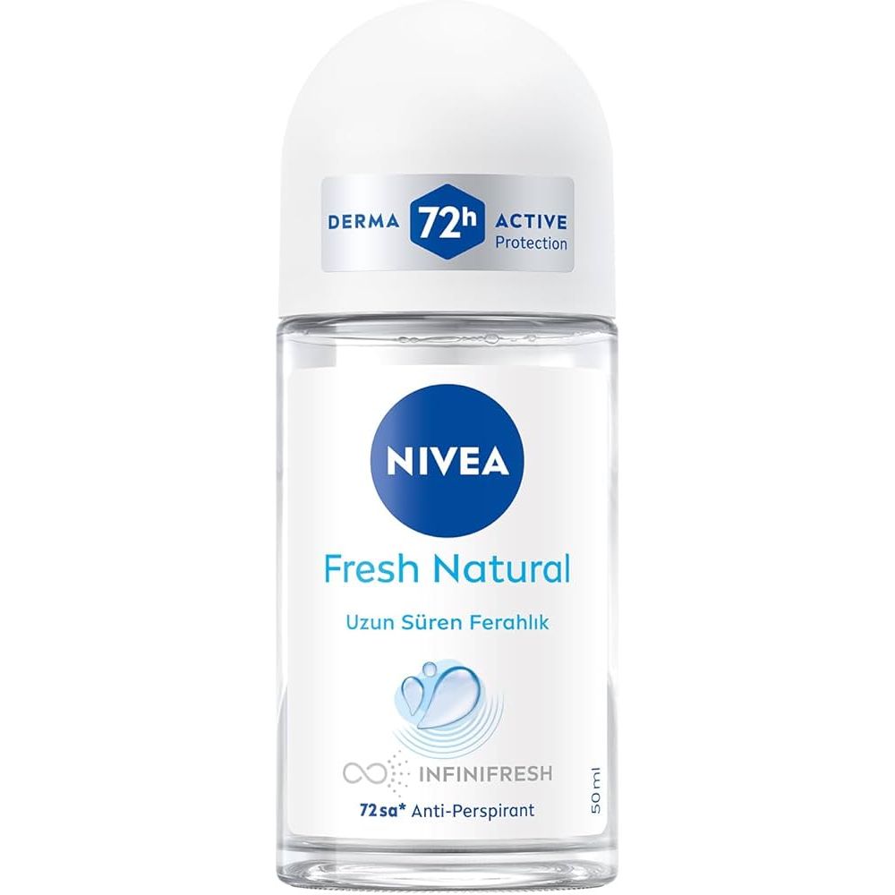 NIVEA Fresh Natural 72h Anti-Perspirant Roll-On for Women 50ml by Pasteur Pharmacy