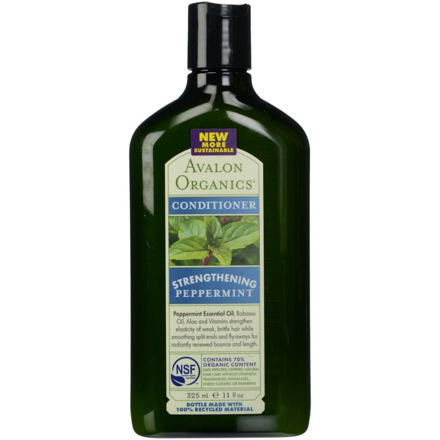 Avalon Organics Strengthening Peppermint Conditioner 325 mL by Pasteur Pharmacy
